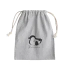 森野湖畔のカルガモ親子 Mini Drawstring Bag