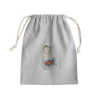 ＋Whimsyの魚市場ねこ Mini Drawstring Bag