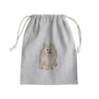 ちいさなうどんの剛腕ポメラにワン Mini Drawstring Bag