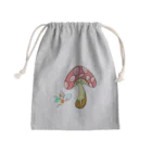  LUCKY BY CHANCE(らっきーばいちゃんす)のキノコ・ラッキー君 Mini Drawstring Bag