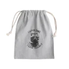 有限会社サイエンスファクトリーのI LOVE TANUKI !! Mini Drawstring Bag