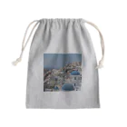 旅好きアルパカの【世界一周旅】ギリシャ　サントリーニ島の景色 Mini Drawstring Bag