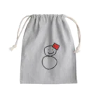 Kamui Labの雪ダルマ君のマーク Mini Drawstring Bag