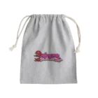 🤍一ノ瀬 彩 🐇⸒⸒ suzuri支店🤍の一ノ瀬彩:LOGO_POP_PINK【英語】 Mini Drawstring Bag