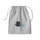 たまねこの釣り猫 Mini Drawstring Bag