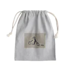 天動説のTABISURU PENGUIN Mini Drawstring Bag