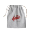 Rabbit and frog crabのカニは赤い Mini Drawstring Bag