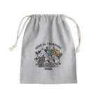 mincruのねこのたわむれ Mini Drawstring Bag