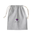 ゆきだるまのぶどう。 Mini Drawstring Bag