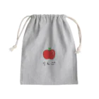 ゆきだるまのりんご。 Mini Drawstring Bag