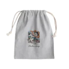 くまとむっち🦦のナポレオンな赤ちゃん（ロゴ有り） Mini Drawstring Bag