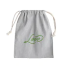 Hideya MOTOのGreen - Elegant - "Love" Series - Hideya MOTO Mini Drawstring Bag