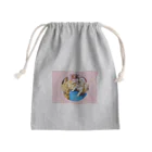 ゴールデンのまりとラブラドールのオレオに娘のあかりちゃんのまり♡オレオ⭐︎あかり　まりとあかり Mini Drawstring Bag