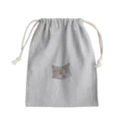 キャラメル色のメルちゃんのお昼寝ネコチャン_顔だけ_完全寝てるバージョン Mini Drawstring Bag