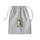 すなねことぽいんちょのオカメインコ　ポインチョ　あんよタッチ　 Mini Drawstring Bag