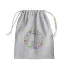 LalaHangeulのEZOMOMONGA(エゾモモンガさん) Mini Drawstring Bag