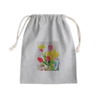Hanamusubi001の水彩画風チュウリップ Mini Drawstring Bag