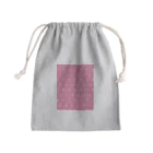 Broken Angelの桜とピンクの麻模様 Mini Drawstring Bag
