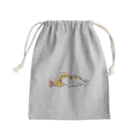 サトウノリコ*のピスピスゆーて寝るネコ【しまミケ】 Mini Drawstring Bag