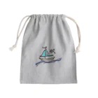 香の【帆】風をうけて舟を進める Mini Drawstring Bag