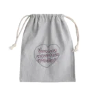 ラブリー布団のハートアンドミー Mini Drawstring Bag