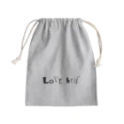 FLYHIGH615【別館】のLOVE hell　ロゴきんちゃく Mini Drawstring Bag