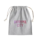 JIMOTOE Wear Local Japanの昭島市 AKISHIMA CITY Mini Drawstring Bag