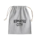 JIMOTOE Wear Local Japanの小松市 KOMATSU CITY Mini Drawstring Bag