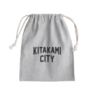 JIMOTOE Wear Local Japanの北上市 KITAKAMI CITY Mini Drawstring Bag