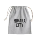 JIMOTOE Wear Local Japanの三原市 MIHARA CITY Mini Drawstring Bag