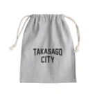 JIMOTOE Wear Local Japanの高砂市 TAKASAGO CITY Mini Drawstring Bag