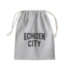JIMOTOE Wear Local Japanの越前市 ECHIZEN CITY Mini Drawstring Bag