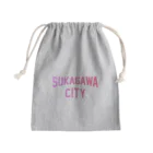 JIMOTOE Wear Local Japanの須賀川市 SUKAGAWA CITY Mini Drawstring Bag
