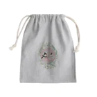 羊毛けだまkanaのおまんじゅうシマエナガちゃん Mini Drawstring Bag