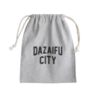 JIMOTOE Wear Local Japanの太宰府市 DAZAIFU CITY Mini Drawstring Bag