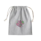 sanasanaのベリーと薔薇のハート　 Mini Drawstring Bag