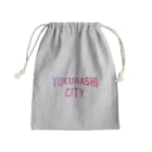 JIMOTOE Wear Local Japanの行橋市 YUKUHASHI CITY Mini Drawstring Bag
