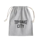 JIMOTOE Wear Local Japanの豊明市 TOYOAKE CITY Mini Drawstring Bag