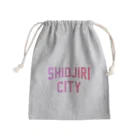 JIMOTOE Wear Local Japanの塩尻市 SHIOJIRI CITY Mini Drawstring Bag