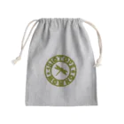 くーちゃんのビオトープ孟子（ロゴ）ひき茶 Mini Drawstring Bag