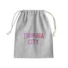 JIMOTOE Wear Local Japanの敦賀市 TSURUGA CITY Mini Drawstring Bag