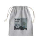 Teal Blue CoffeeのCafe music - Teal Blue Bird - Mini Drawstring Bag