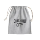 JIMOTOE Wear Local Japanの秩父市 CHICHIBU CITY Mini Drawstring Bag