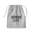 JIMOTOE Wear Local Japanの石狩市 ISHIKARI CITY Mini Drawstring Bag