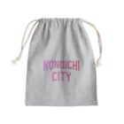 JIMOTOE Wear Local Japanの野々市 NONOICHI CITY Mini Drawstring Bag