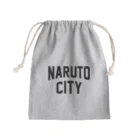 JIMOTOE Wear Local Japanの鳴門市 NARUTO CITY Mini Drawstring Bag