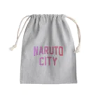 JIMOTOE Wear Local Japanの鳴門市 NARUTO CITY Mini Drawstring Bag