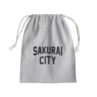 JIMOTOE Wear Local Japanの桜井市 SAKURAI CITY Mini Drawstring Bag