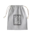 LUNARHOLIC STOREの偽諺～壱～「ラヴイズグラインド」(黒縁) Mini Drawstring Bag