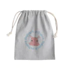 LalaHangeulのFlapjack Octopus(メンダコ) 英語バージョン Mini Drawstring Bag